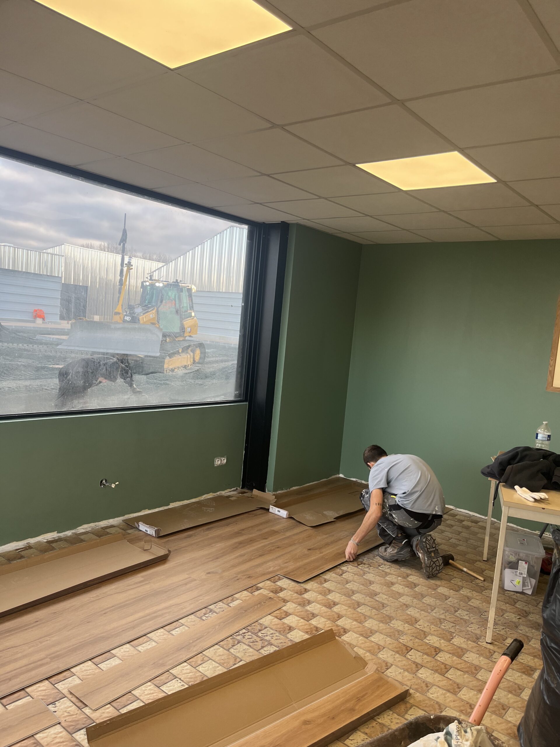 Pose de parquet — VG2A Dieppe