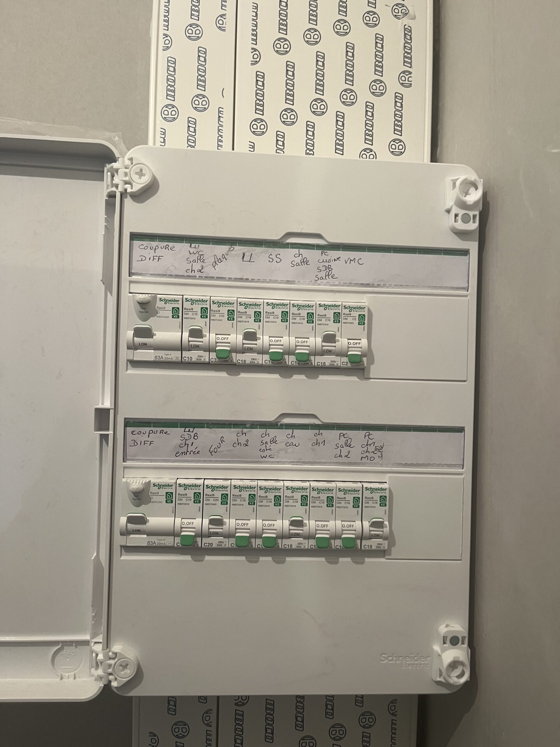 Tableau électrique — VG2A Dieppe