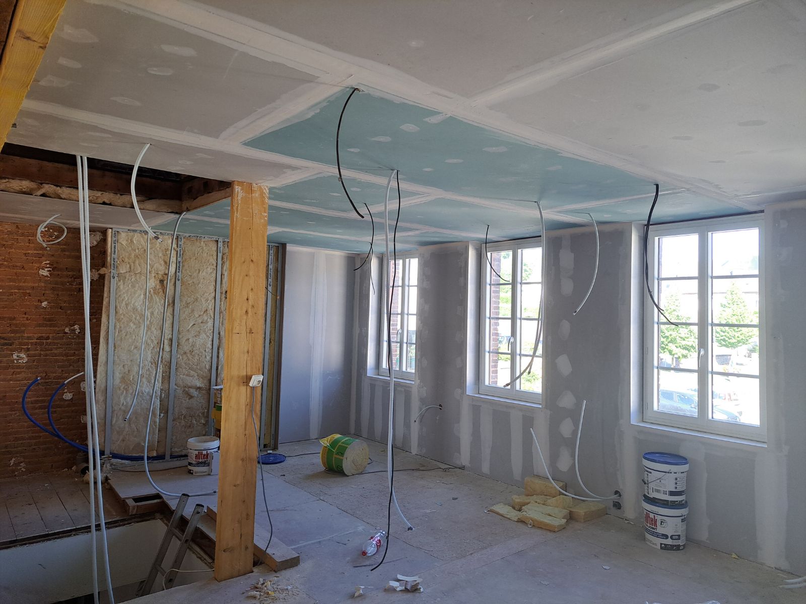 Travaux en cours rénovation maison PMR - VG2A Dieppe