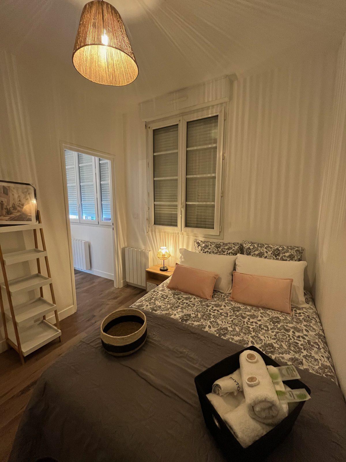 Après rénovation — chambre du studio à Dieppe (VG2A)